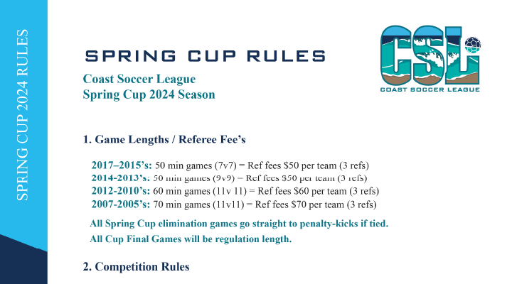 Image of Spring Cup 2023 Rules