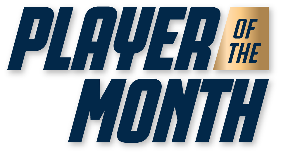 Player Of The Month Text Logo