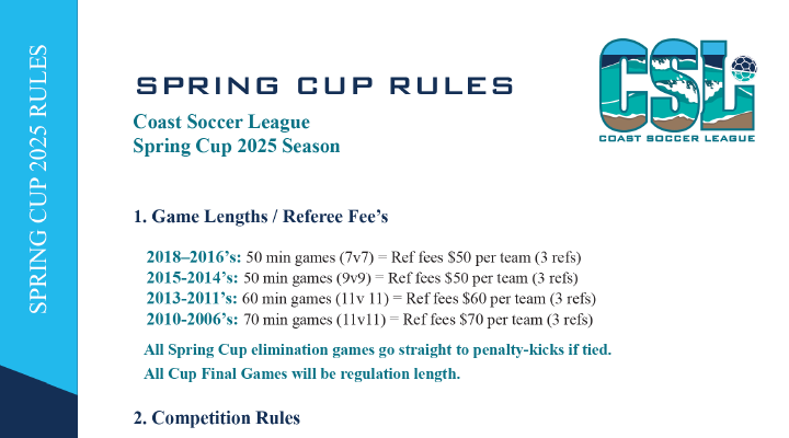 Image of Spring Cup 2023 Rules